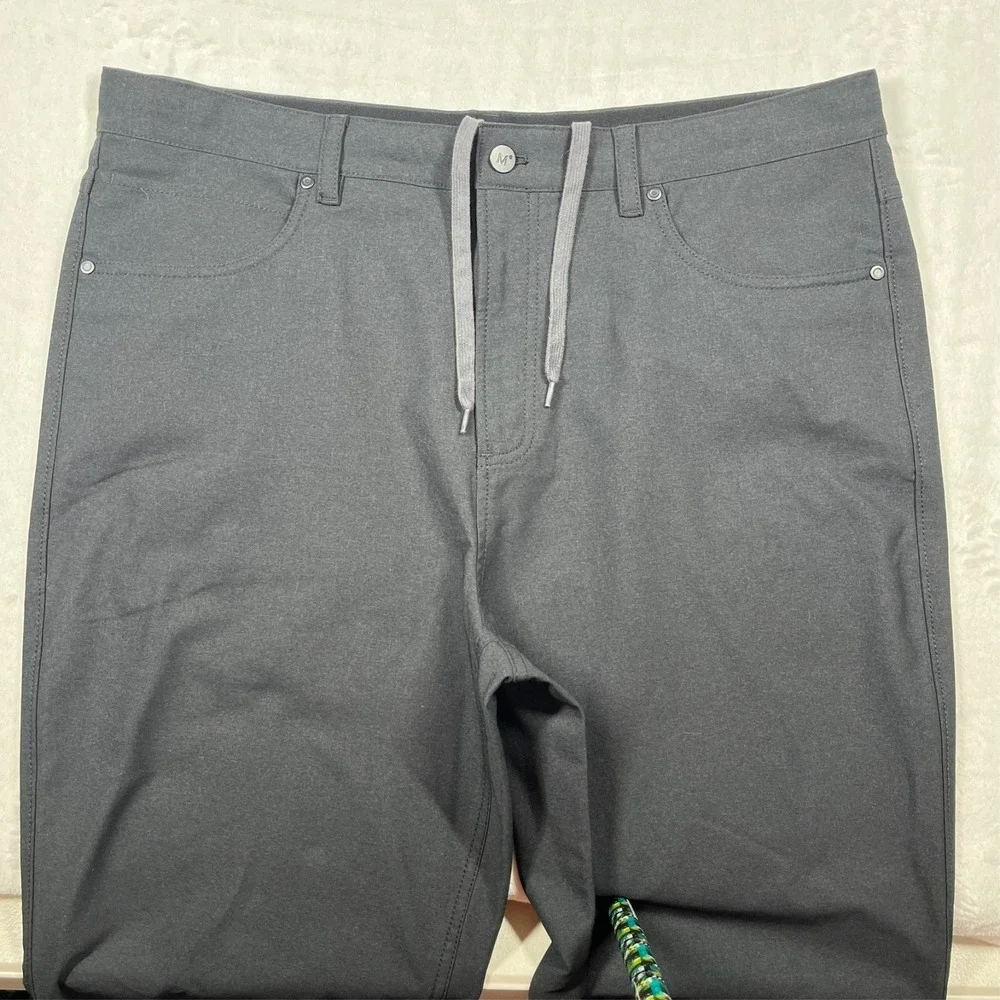 Ministry of Supply‎ Kinetic Pants Mens 38x33 Grey Primeflex Stretch Tech Chino